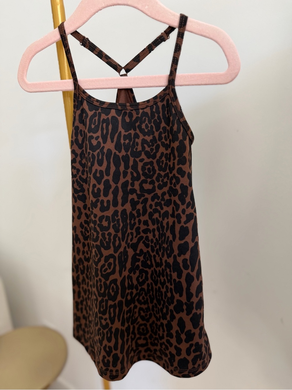 Rylee + Cru Leopard Print Athletic Dress